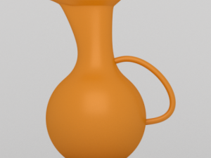 orange water pitcher 3D 모델