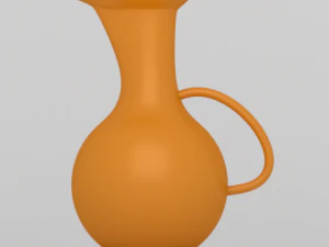 orange water pitcher 3D Model