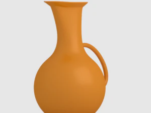 orange water pitcher 3D Model