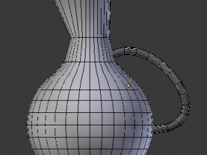 orange water pitcher 3D 모델