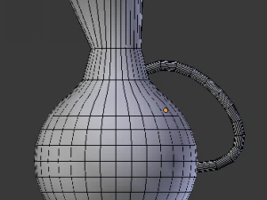 orange water pitcher 3D Model