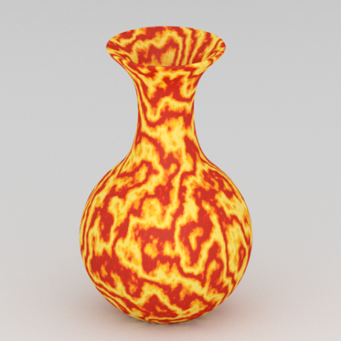lava vase 3D Модель .c4d .max .obj .3ds .fbx .stl .blend 