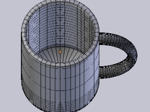 simple mug Model 3D