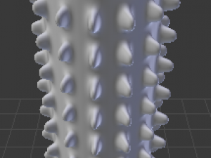 vase with spikes 3D Модель