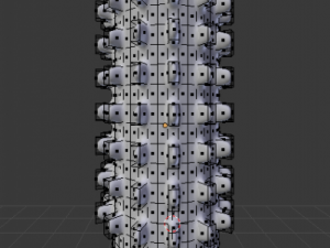 vase with spikes 3D Модель