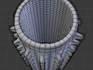 vase with spikes 3D Модель