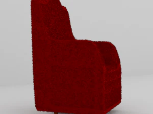 red armchair 3D Model