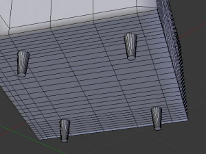 red armchair 3D Model