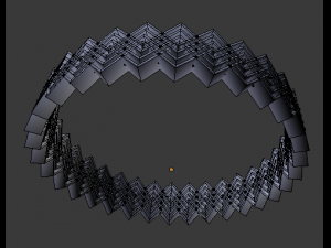 golden bracelet Model 3D