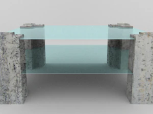 nowoczesny st&oacute;ł 1 Model 3D