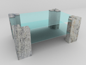 modern table 1 3D Model