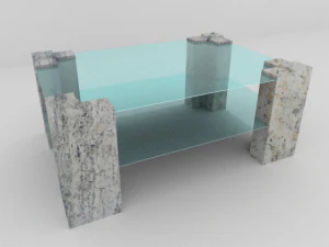 nowoczesny st&oacute;ł 1 Model 3D