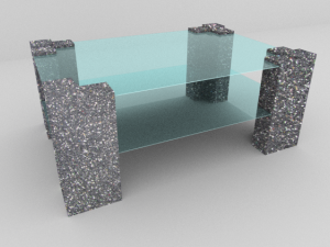 modern table 1 3D Model