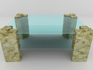 nowoczesny st&oacute;ł 1 Model 3D