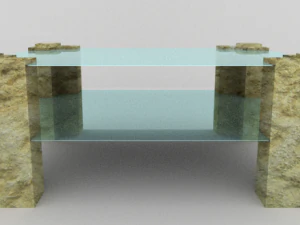 nowoczesny st&oacute;ł 1 Model 3D