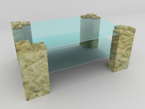 nowoczesny st&oacute;ł 1 Model 3D