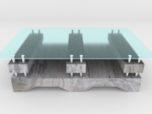 modern table 2 Model 3D