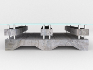 modern table 2 Model 3D