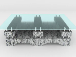 modern table 2 3D Model
