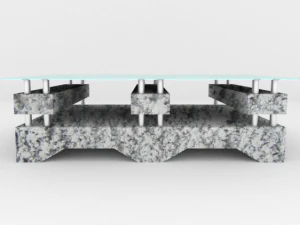 modern table 2 3D Model