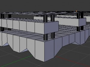 modern table 2 Model 3D