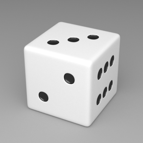 dice 3D 模型 .c4d .max .obj .3ds .fbx .stl .blend 