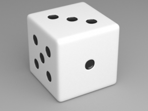 dice 3D 模型