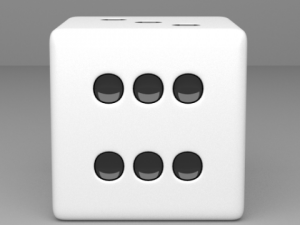 dice 3D 模型