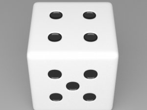 dice 3D 模型