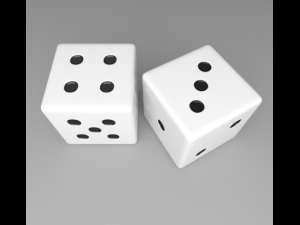 dice 3D 模型
