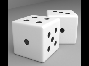 dice 3D 模型
