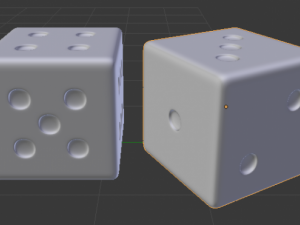 dice 3D 模型