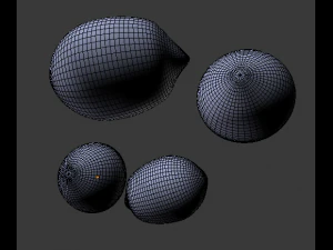 lemon and lime 3D Model