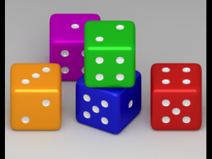 dice 2 3D Model
