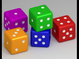 dice 2 3D Model