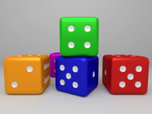 dice 2 3D Model