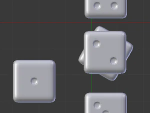 dice 2 3D Model