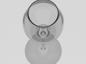 wine glass 3D Modell