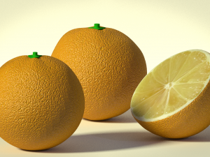 orange Modello 3D