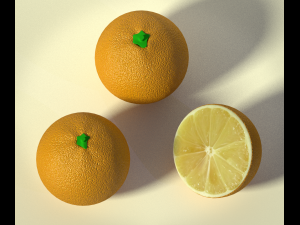 orange Modello 3D