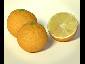orange Modello 3D