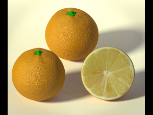 orange Modello 3D