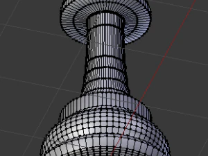チェス司教 3Dモデル