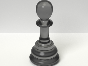 two chess pawns 3D Модель