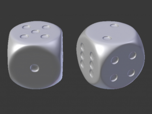 dice 3 3D Model