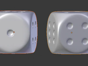 dice 4 3D Model