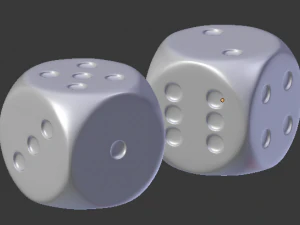 dice 4 3D Model