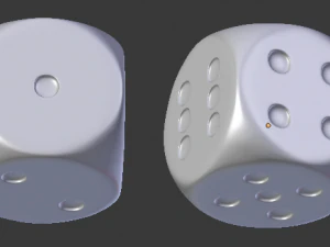 dice 4 3D Model