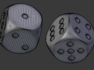 dice 4 3D Model