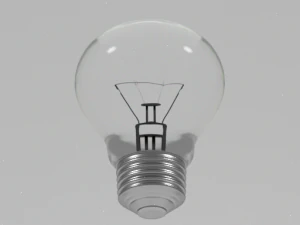 l&acirc;mpada el&eacute;trica Modelo 3D